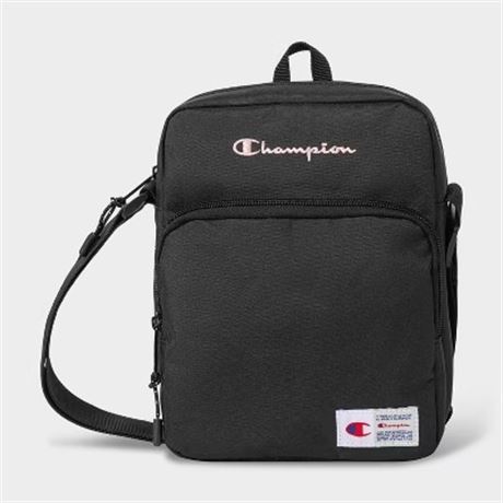 Sac bandoulière Champion Method - noir/rose