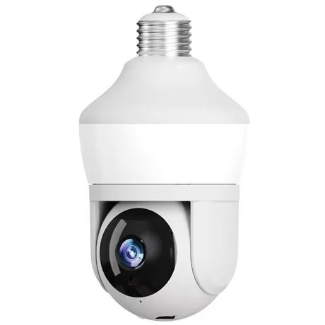 Caméra ampoule WiFi 360° détection mouvement