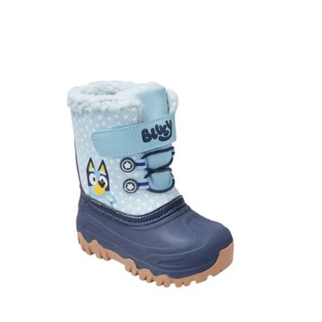 Bottes d'hiver BLUEY tout-petits bleu personnage isolées taille 10T