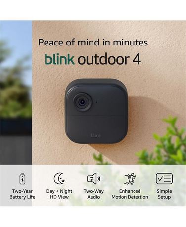 Caméra sécurité Blink Outdoor 4 sans fil 1080p