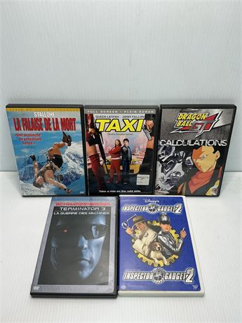 Lot de 5 films