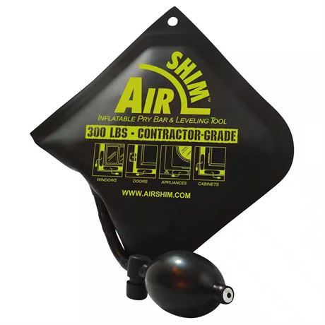 AirShim pied-de-biche gonflable + outil mise à niveau qual. entrepreneur