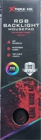 Tapis de souris rétroéclairé RGB