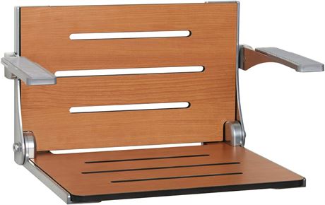 Banc douche rabattable mural Seachrome avec bras