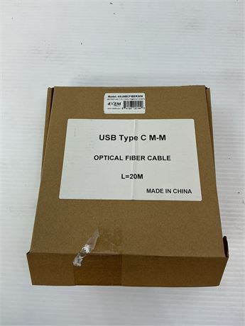 Câble USB-C fibre 20 m 4K 60Hz 4XEM