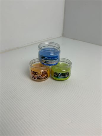 Lot de bougies assorties 3 pièces
