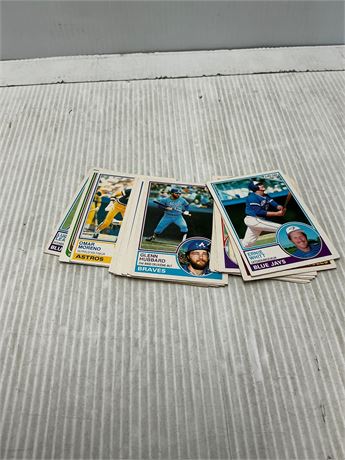 Lot de 25 cartes baseball O-Pee-Chee années 1980 variées