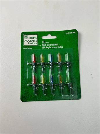 Ampoules LED multicolores