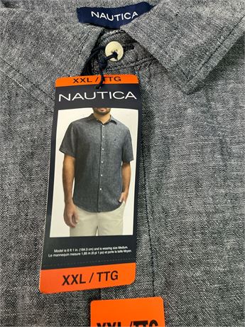 Nautica — Chemise à manches courtes taille XXL