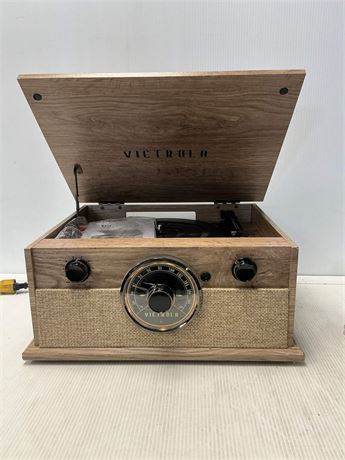 Tourne-disque Victrola 4-en-1 style ferme