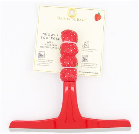 COLLE REQUISE - Raclette de douche fraise
