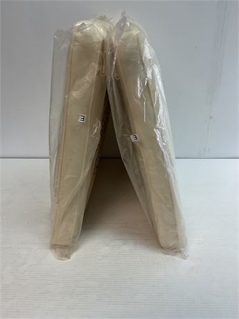 BAS - 2pcs coussins de chaise extérieurs crème