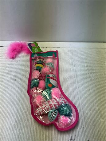 Bas de Noël jouets pour chat Vibrant Life
