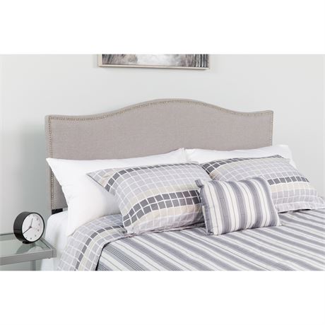 Tête de lit Flash Furniture Lexington très grand lit (KING) gris pâle