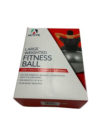 Ballon fitness lesté