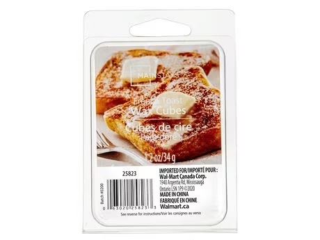 LOT DE 5 - Cubes cire parfumée Mainstays French Toast