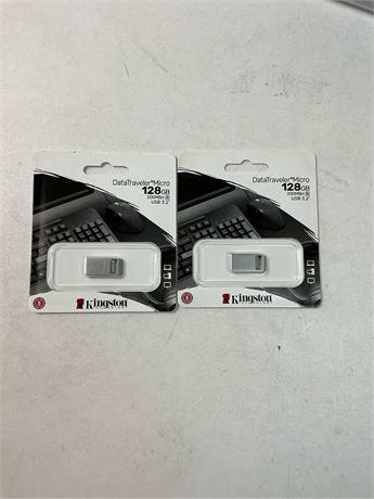 Clés USB Kingston DataTraveler 128 Go – lot de 2