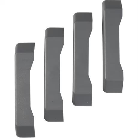 Embouts GearTrack pour rails, paquet de 4