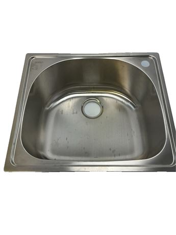 Évier de cuisine carré inox Presenta Italie 1 cuve