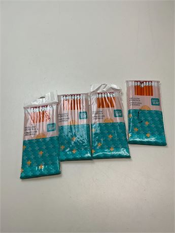 Lot de 80 crayons à mines jaunes