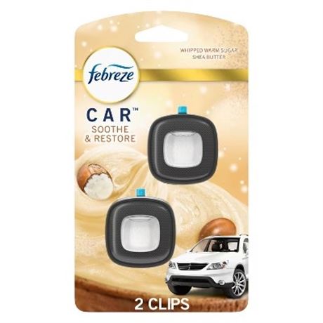 Désodorisants auto Febreze Soothe & Restore 0,13 oz lot de 2 paquets de 2