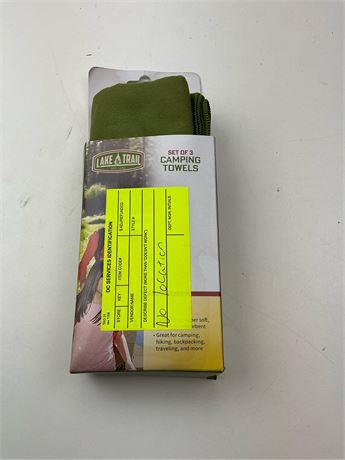 Serviettes camping ensemble 3