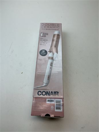 Fer à friser double en céramique