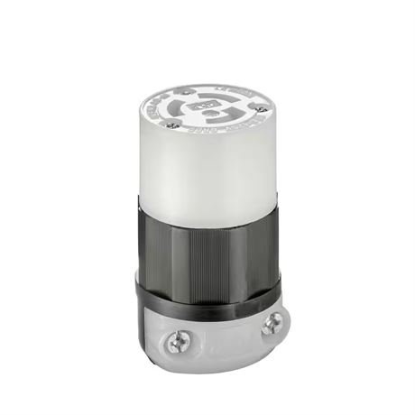 Connecteur verrouillable 15A 125V noir et blanc modèle 4729-CS