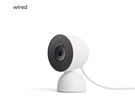 Caméra sécurité intelligente Google Nest Cam intérieure filaire