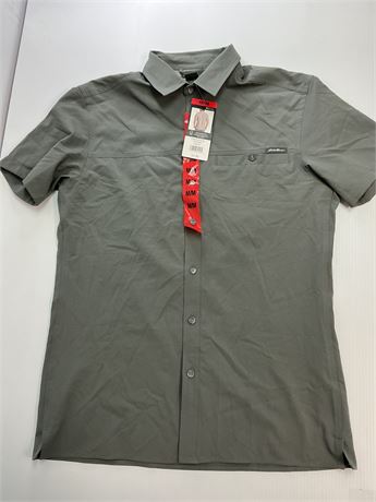 Chemise homme grise manches courtes M