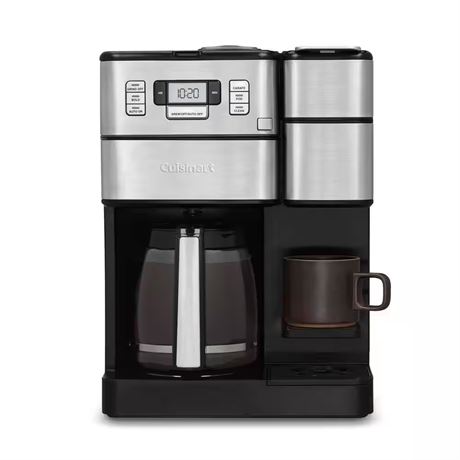 Cafetière Grind and Brew Plus 12 tasses inox