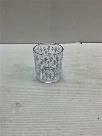 Verre bar floral