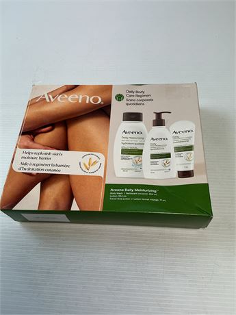 Ensemble soins corporels quotidiens Aveeno 3 pièces