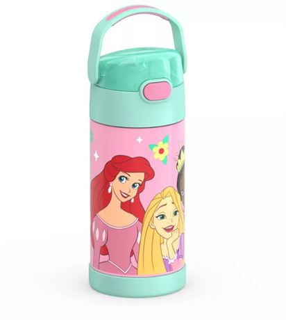 Bouteille Thermos enfants FUNtainer inox 12 oz avec anse - verte