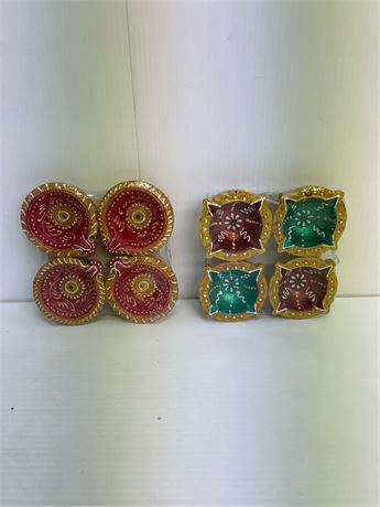 Bougeoirs Diya Beautyfive, lot de 2