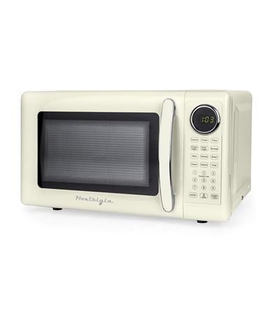 Micro-ondes rétro Nostalgia 0,7 pi³ ivoire/crème