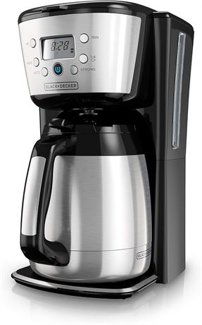 Cafetière thermique Black+Decker 12 tasses programmable