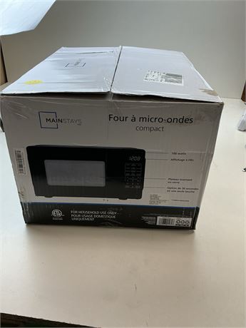 Four à micro-ondes compact Mainstays