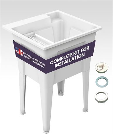 GRILLAGE MANQUANT -Cuves utilitaires 24 po buanderie, garage, jardin - RuggedTub