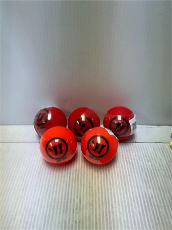 Lot de 5 hockey Warriors - 2 rigides et 3 souples