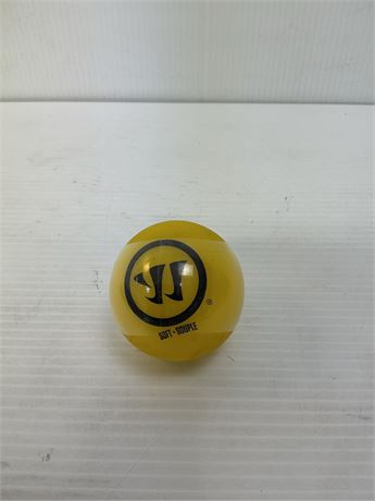 Balle hockey dek Warrior plastique souple 50 g