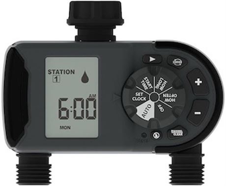 Minuterie pour robinet à boyau Orbit Irrigation Systems 2 sorties 56544