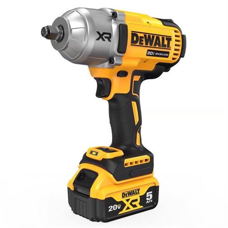 DeWalt — Clé à chocs 20 V MAX XR 1/2 po avec batterie (Hog Ring)