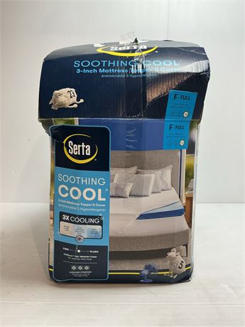 Surmatelas Serta Soothing Cool 3X rafraîchissant taille Double