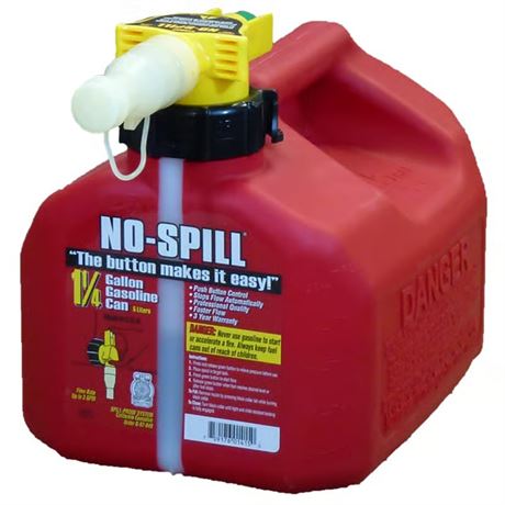 Bidon essence plastique 1.25 gal