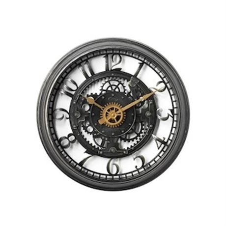 VOIR PHOTOS - Horloge murale Hometrends 28 cm