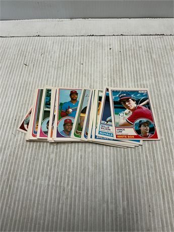 Lot de 25 cartes baseball O-Pee-Chee années 1980 variées