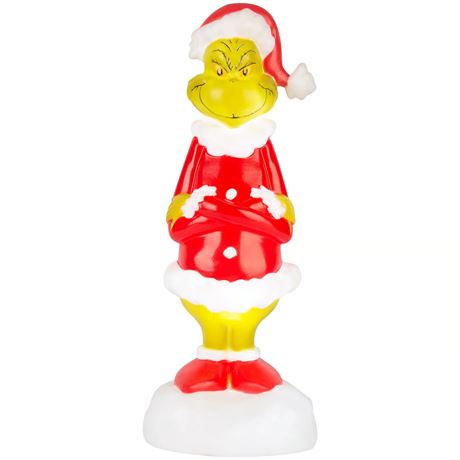 Figurine Grinch lumineuse Gemmy 14 po