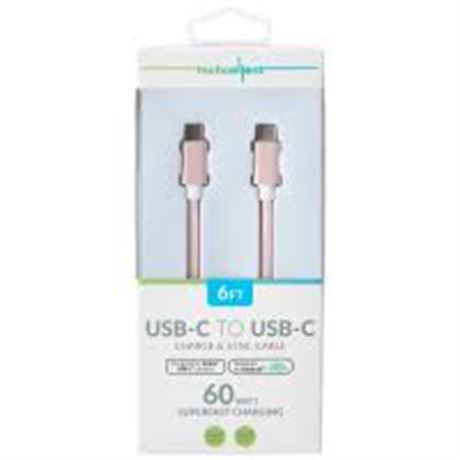 Câble tressé Techcellent Lightning vers USB-C charge/synchro
