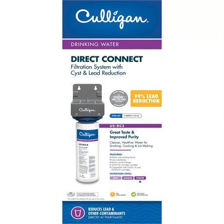 Système filtration sous-évier Culligan Direct Connect